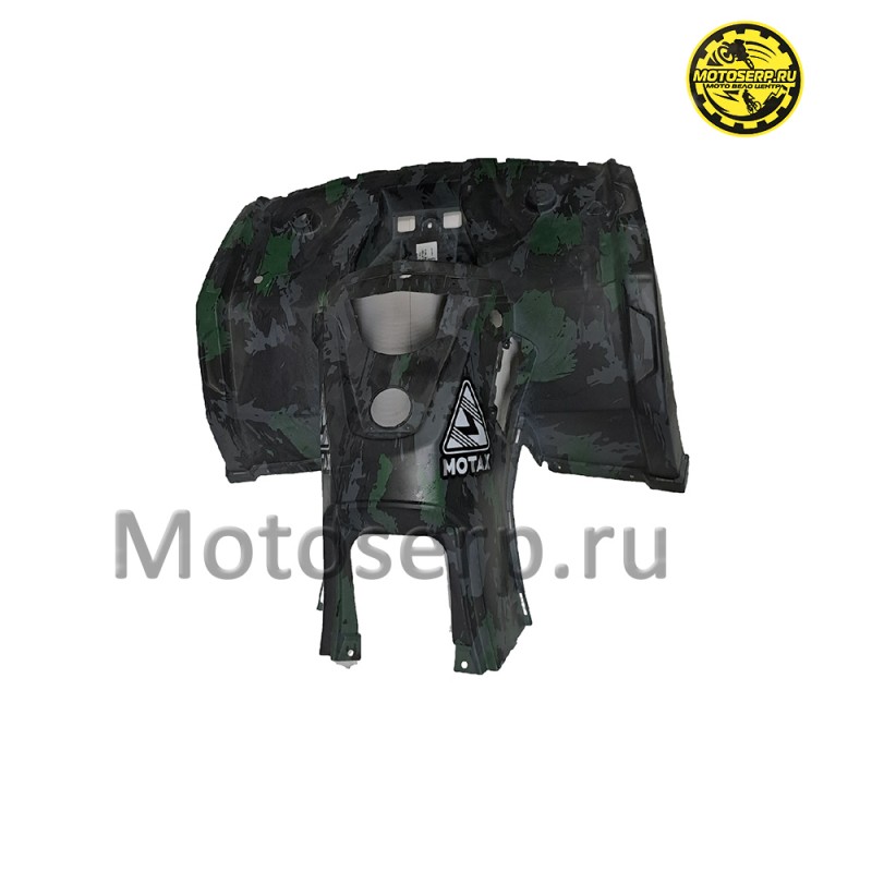 Купить  Пластик основной передний ATV 200cc MOTAX GRIZLIK T200 / T200 LUX Wild Track и др. ЗЕЛЕНЫЙ КАМУФЛЯЖ (пластик кузова, корпусной) (шт)  (Motax (0 купить с доставкой по Москве и России, цена, технические характеристики, комплектация фото  - motoserp.ru