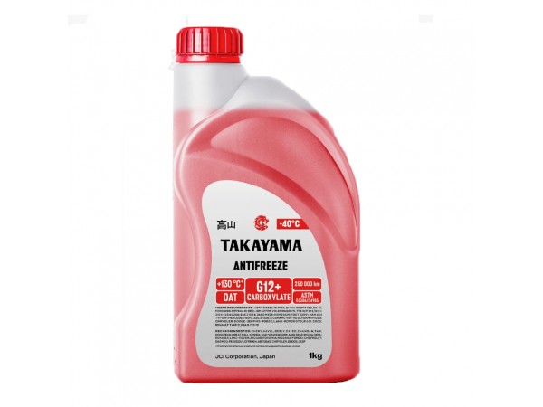Купить  Антифриз Takayama G12 красный (шт) (Takayama 106174 1Л купить с доставкой по Москве и России, цена, технические характеристики, комплектация фото  - motoserp.ru