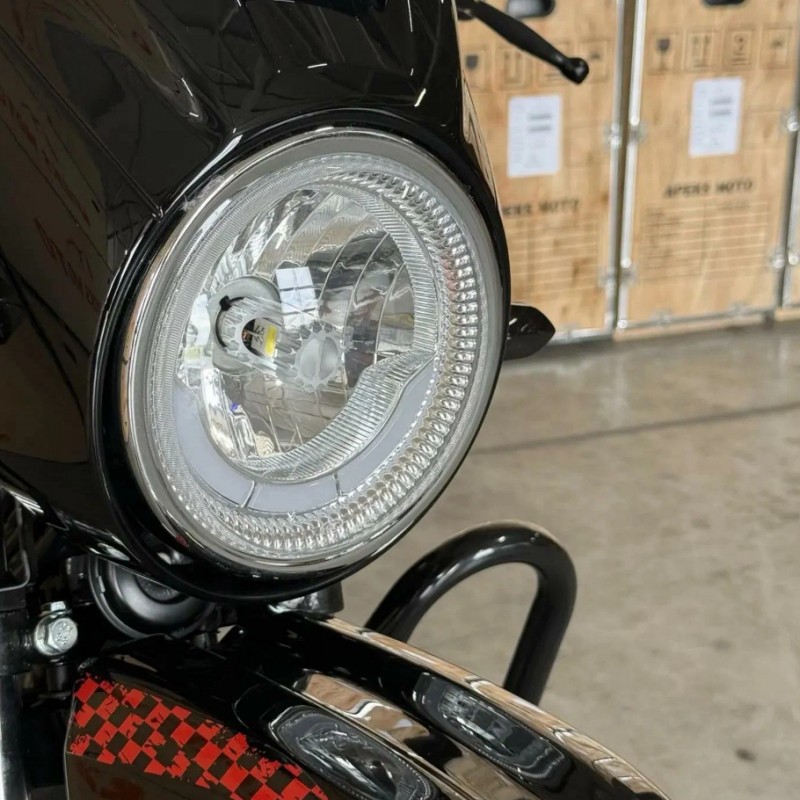 Купить  Мопед APEKS CLASSIC, 4т.,50cc, колеса 18"/18"; 4пер., эл. старт/кик. (шт) (01500 купить с доставкой по Москве и России, цена, технические характеристики, комплектация фото  - motoserp.ru