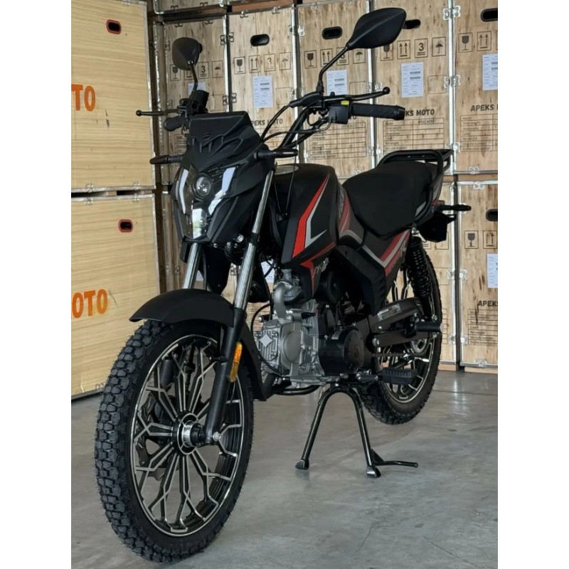 Купить  Мопед APEKS TYPE R, 4т.,50cc, колеса 18"/18"; 4пер., эл. старт/кик. (шт) (01250  купить с доставкой по Москве и России, цена, технические характеристики, комплектация фото  - motoserp.ru