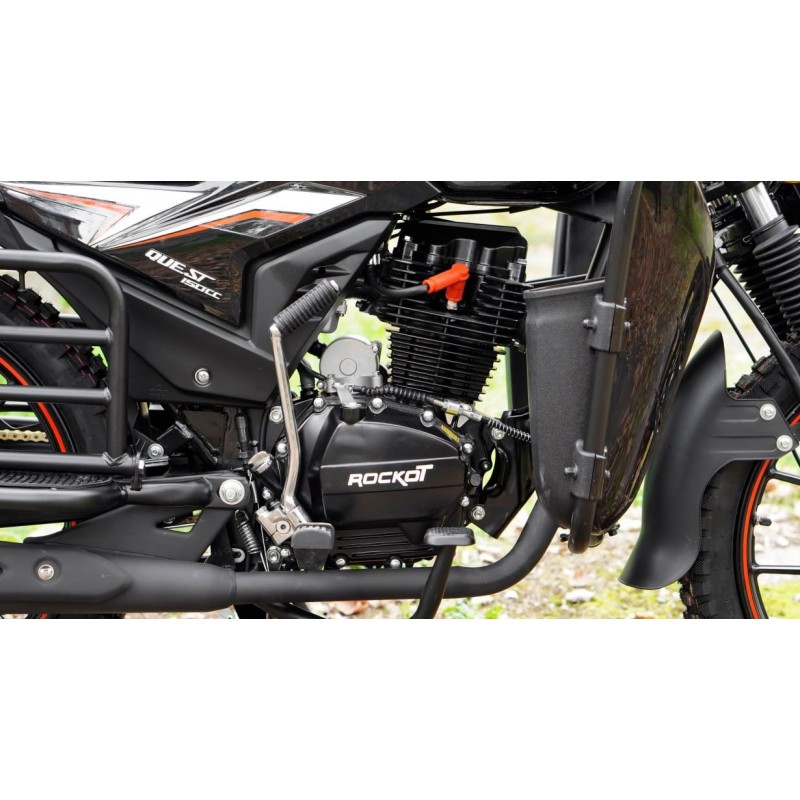 Купить  Мотоцикл ROCKOT QUEST 2.0 150сс. 18"/18", диск/бараб, кофр, дуги с карман, откидные багажники (шт) купить с доставкой по Москве и России, цена, технические характеристики, комплектация фото  - motoserp.ru