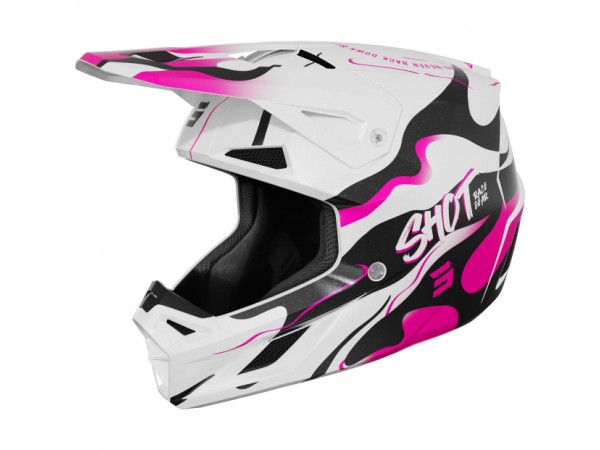Купить  Шлем Кросс Shot SPEED BEAST PINK PEARLY (S) (GAL A05-21OB-C02 купить с доставкой по Москве и России, цена, технические характеристики, комплектация фото  - motoserp.ru