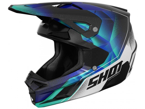 Купить  Шлем Кросс Shot SPEED OLYMP BLUE PEARLY (XL) (GAL A05-21OB-G01 купить с доставкой по Москве и России, цена, технические характеристики, комплектация фото  - motoserp.ru