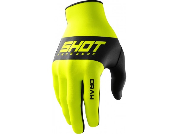Купить  Перчатки SHOT DRAW KID SKY NEON YELLOW (YXL) (пар) (GAL A06-13D1-AK4 купить с доставкой по Москве и России, цена, технические характеристики, комплектация фото  - motoserp.ru