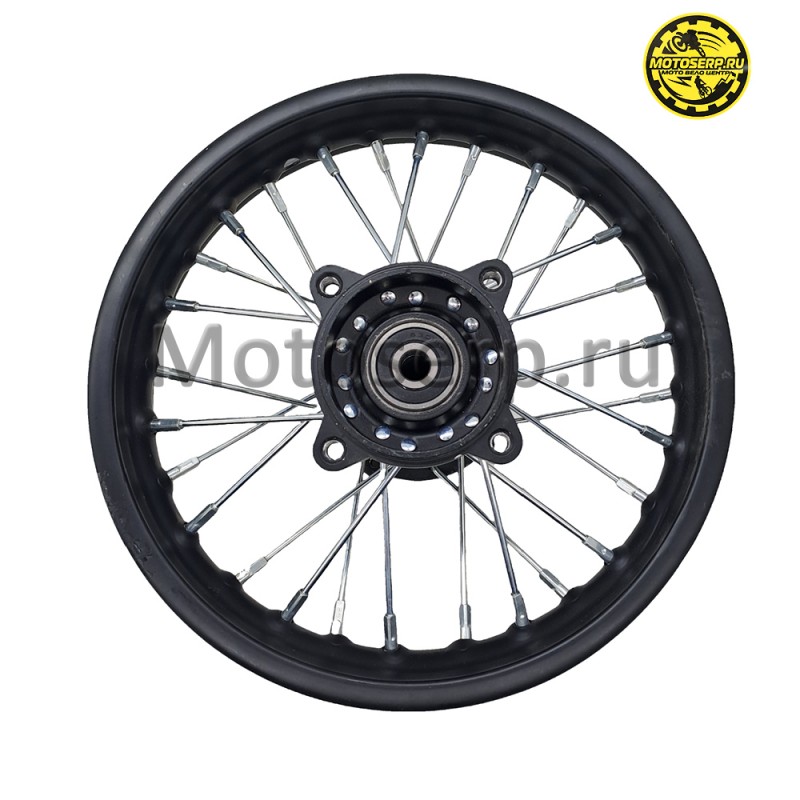Купить  Колесо 10" заднее (диск колеса) спицованное 1,4-10" (ось 12mm) (шт) (MOTAX  купить с доставкой по Москве и России, цена, технические характеристики, комплектация фото  - motoserp.ru