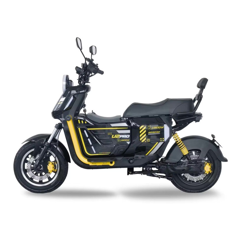 Купить  Электрокомплект Скут. SIBERTON U2 PRO 2000 Вт 60V45Ah.,колеса 12", два аморт.,тормоза гидр.Диск (шт)  купить с доставкой по Москве и России, цена, технические характеристики, комплектация фото  - motoserp.ru