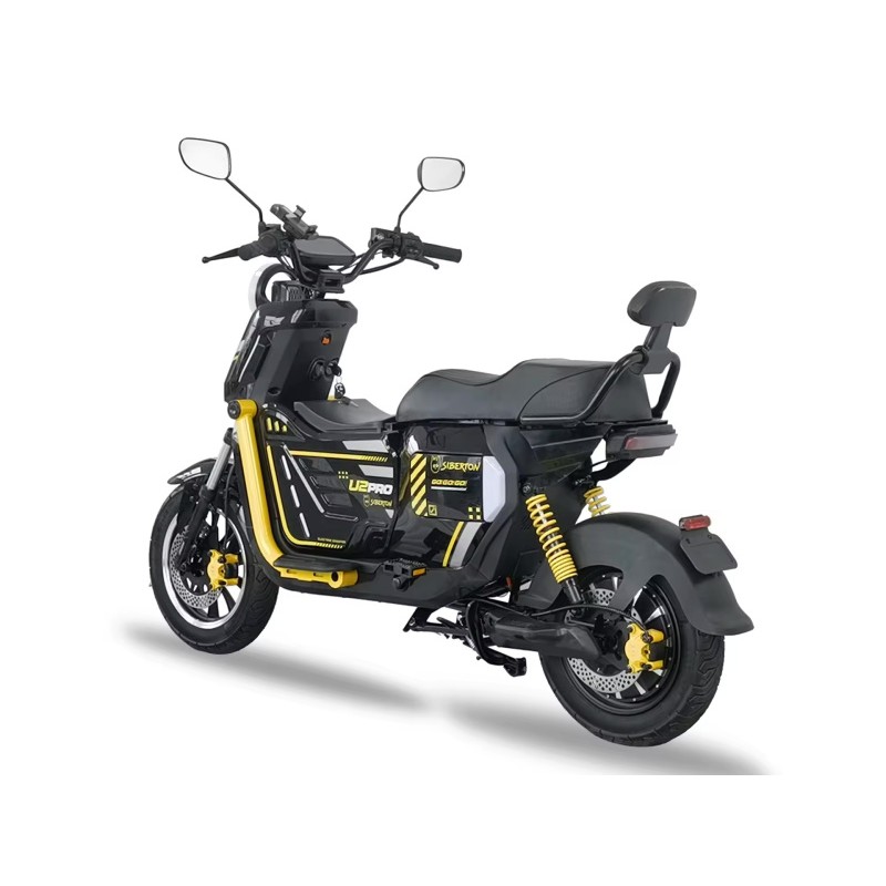 Купить  Электрокомплект Скут. SIBERTON U2 PRO 2000 Вт 60V45Ah.,колеса 12", два аморт.,тормоза гидр.Диск (шт)  купить с доставкой по Москве и России, цена, технические характеристики, комплектация фото  - motoserp.ru