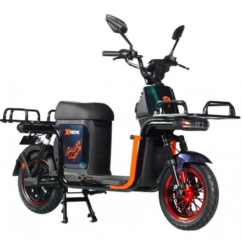 Купить  Электрокомплект Скут. XTREME U2 1500 Вт 60V40Ah.,колеса 12", два аморт.,тормоза гидр.Диск (шт) (KZ купить с доставкой по Москве и России, цена, технические характеристики, комплектация фото  - motoserp.ru