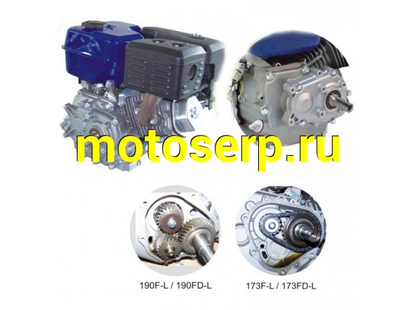 Купить  Двигатель LIFAN 11 л.с. 182F-BL (вал d25 мм) с редуктором 1:2 (MM 93947 купить с доставкой по Москве и России, цена, технические характеристики, комплектация фото  - motoserp.ru