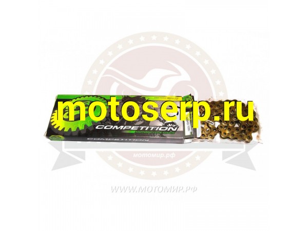 Купить  _Цепь тюнинг в инд. упак. (коробка), 420HD-100 L (100 зв.), СУПЕР УСИЛЕННАЯ, цвет ЗОЛ Снята с пр-ва (MM 95234 купить с доставкой по Москве и России, цена, технические характеристики, комплектация фото  - motoserp.ru