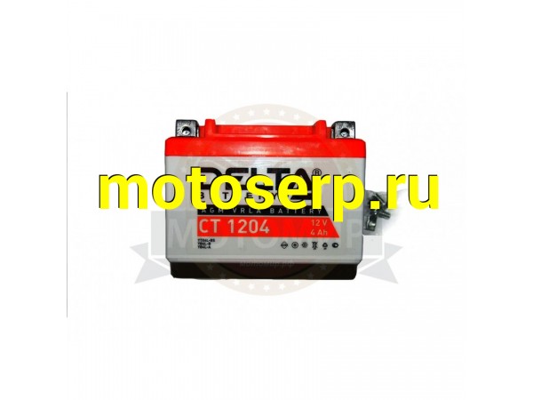 Купить  Аккумулятор 12В  4 А/ч,  AGM (Delta CT 1204) (114x70x87) обр/пол (MM 31489 купить с доставкой по Москве и России, цена, технические характеристики, комплектация фото  - motoserp.ru