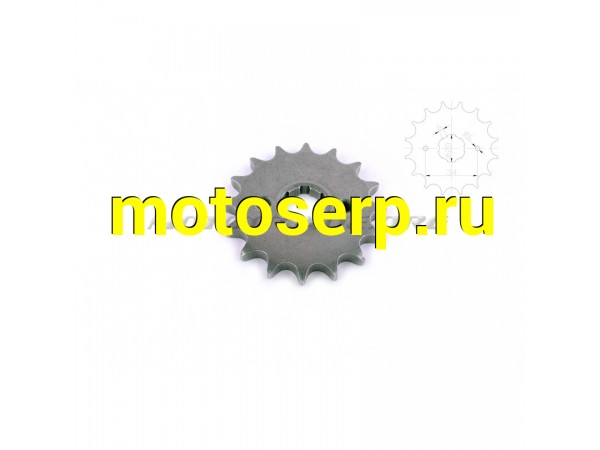 Купить  Звезда трансмиссии (передняя)   Zongshen ZS   428-16T   PLT (MT C-1092 купить с доставкой по Москве и России, цена, технические характеристики, комплектация фото  - motoserp.ru