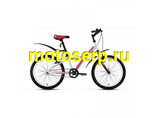 Купить  Велосипед 20&quot; FORWARD COMANCHER 1.0 (рама 10.5&quot;, 1ск) белый, серый мат. (MM 37279 купить с доставкой по Москве и России, цена, технические характеристики, комплектация фото  - motoserp.ru