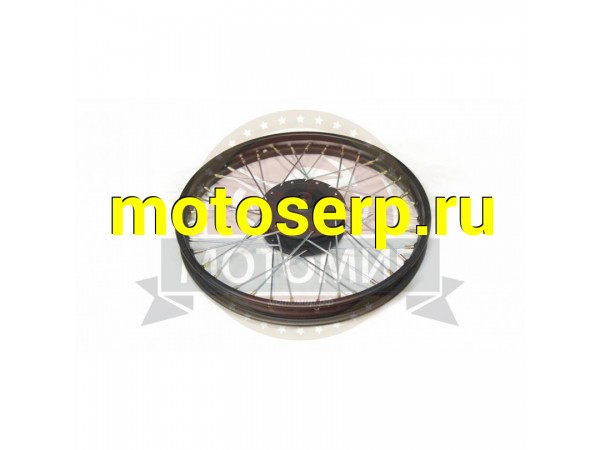 Купить  Обод передний в сборе, спица 1,7х17  XY110-17A (MM 34182 купить с доставкой по Москве и России, цена, технические характеристики, комплектация фото  - motoserp.ru