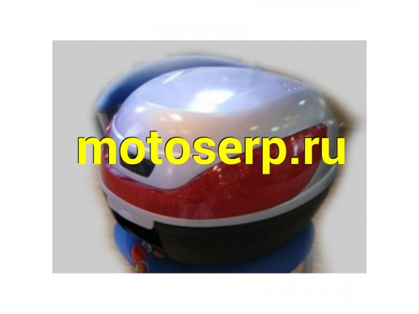 Купить  кофр серебристый HF-866  32л.  размер 43х41х31.5 см  + шлем 109 (TATA 10000066 купить с доставкой по Москве и России, цена, технические характеристики, комплектация фото  - motoserp.ru