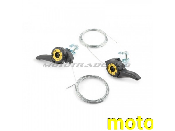 Купить  Манетки переключения скоростей велосипеда (поисковые) "DS" (MT D-1404 купить с доставкой по Москве и России, цена, технические характеристики, комплектация фото  - motoserp.ru