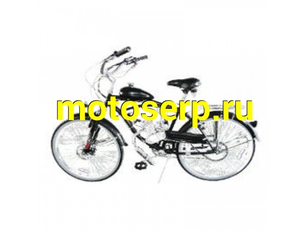 Купить  Велосипед 26&quot; MATTIAS GH-32605C в комплекте с ВЕЛОМОТОРОМ (движок 50 (ДВС)), 80 куб + 500 руб. (MM 29935 купить с доставкой по Москве и России, цена, технические характеристики, комплектация фото  - motoserp.ru