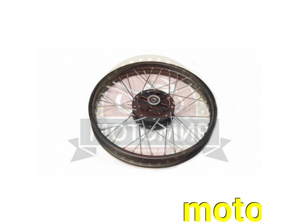 Купить  Обод задний в сборе, спица 1,6х17  XY110-17A (MM 34181 купить с доставкой по Москве и России, цена, технические характеристики, комплектация фото  - motoserp.ru