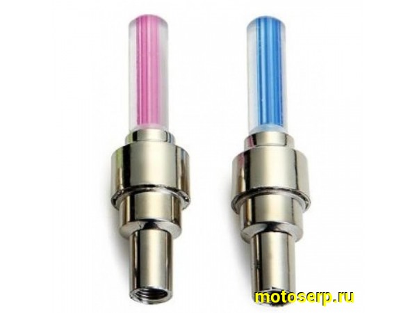 Купить  Колпачек светодиодный (светлячки)  на колесо круглая трубка, 1 диод Вело (пара) (MM 07313 (Ряб (R4 (Дан (Золотник 3264701 (Мир 20332 купить с доставкой по Москве и России, цена, технические характеристики, комплектация фото  - motoserp.ru