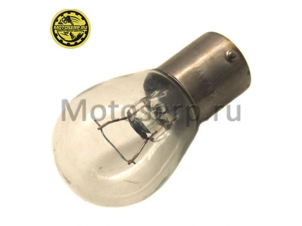 Купить  Лампа поворотов, одноконтактная 12V21W (шт) (Дан (R1 (R2 купить с доставкой по Москве и России, цена, технические характеристики, комплектация фото  - motoserp.ru