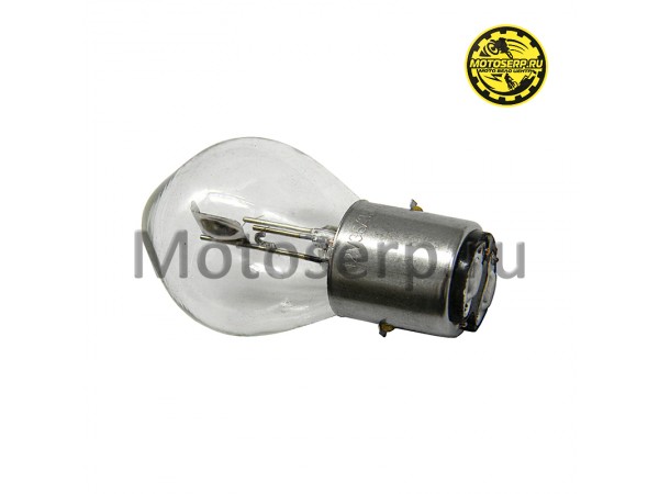 Купить  Лампа фары 12V35/35W ГРУША Скутер, Ява и др (шт) (Дан (MOTO-SKUTER 3507 (ML 03117 (К-дар 2202803 (MD 00001544 купить с доставкой по Москве и России, цена, технические характеристики, комплектация фото  - motoserp.ru