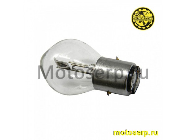Купить  Лампа фары 12V35/35W ГРУША Скутер, Ява и др (шт) (Дан (MOTO-SKUTER 3507 (ML 03117 (К-дар 2202803 (MD 00001544 купить с доставкой по Москве и России, цена, технические характеристики, комплектация фото  - motoserp.ru