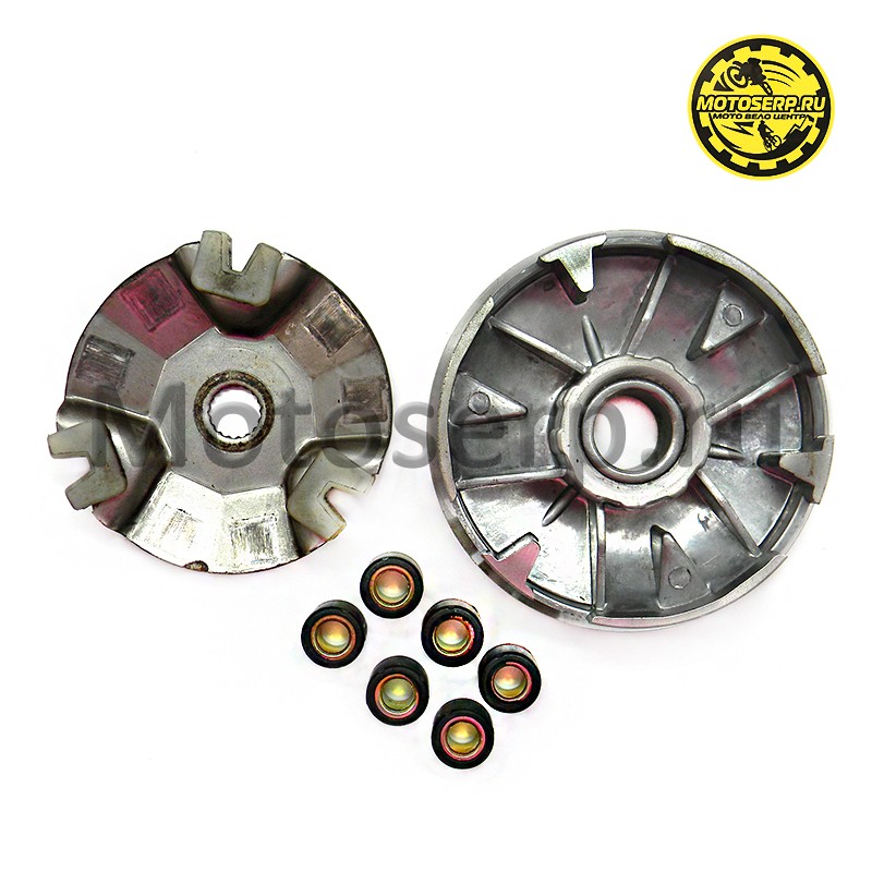 Купить  Вариатор передний Yamaha JOG-50, 2T, 1P40QMB STEL Skif, Tactic, Flash (17 ШЛИЦОВ) (d-18mm) (Щека D-95mm, втулка d-18mm) CN (шт)  (R1 (TATA 10060233 купить с доставкой по Москве и России, цена, технические характеристики, комплектация фото  - motoserp.ru