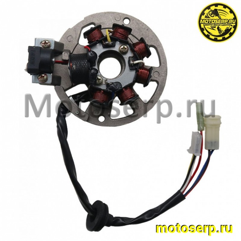 Купить  Генератор (статор, зажигание) 7кат (3+2+1) Yamaha JOG  (шт) (R1 купить с доставкой по Москве и России, цена, технические характеристики, комплектация фото  - motoserp.ru