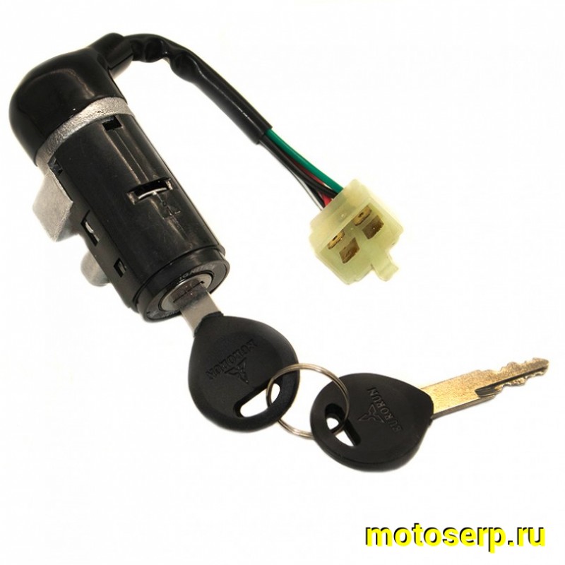 Купить  Замок зажигания Honda DIO, TACT 4 конт.(шт) (R1 купить с доставкой по Москве и России, цена, технические характеристики, комплектация фото  - motoserp.ru