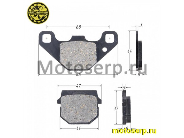 Купить  Колодки тормозные диск  Suzuki AD50,  ATV150 (передн.) (пар) (MM 15146 (R1 (Regul YL-F013 (MT K-979 купить с доставкой по Москве и России, цена, технические характеристики, комплектация фото  - motoserp.ru