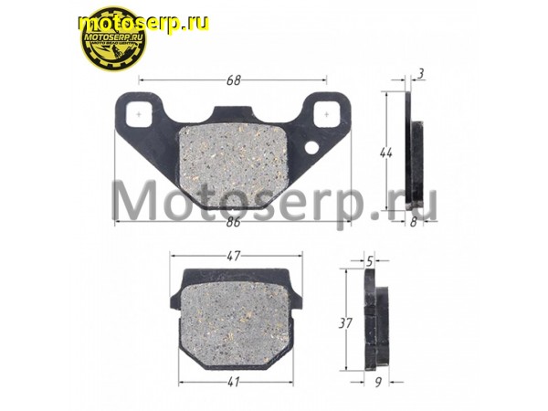 Купить  Колодки тормозные диск  Suzuki AD50,  ATV150 (передн.) (пар) (MM 15146 (R1 (Regul YL-F013 (MT K-979 купить с доставкой по Москве и России, цена, технические характеристики, комплектация фото  - motoserp.ru