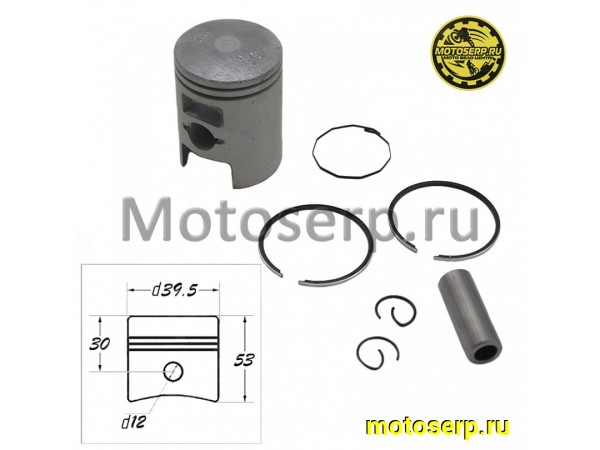 Купить  Поршень Honda DIO AF18/24/27  D39,5 (2р); p-12  CN Скутер (ком) (MT (R1 купить с доставкой по Москве и России, цена, технические характеристики, комплектация фото  - motoserp.ru