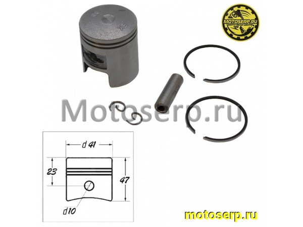 Купить  Поршень Honda TACT, PAL KYB AF16  D41(std); p-10; 50сс CN (комп) (MT P-7429 (R1 купить с доставкой по Москве и России, цена, технические характеристики, комплектация фото  - motoserp.ru