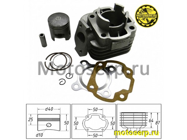 Купить  ЦПГ, поршневая группа Yamaha JOG 3KJ, 1P40QMB  50cc d40; p10 SCORPION (TW) (шт)  (ANKON 019573 (R1 купить с доставкой по Москве и России, цена, технические характеристики, комплектация фото  - motoserp.ru