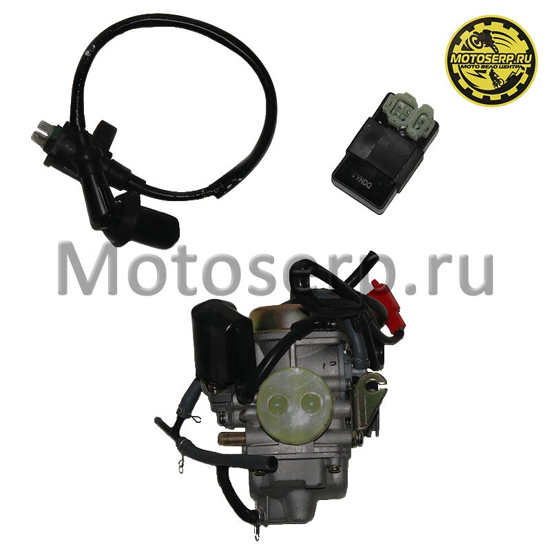 Купить  Двигатель  в сб. 125cc 152QMI 4Т, вариатор, колесо 10", ось на 1 аморт, Скутер (шт) (0 купить с доставкой по Москве и России, цена, технические характеристики, комплектация фото  - motoserp.ru