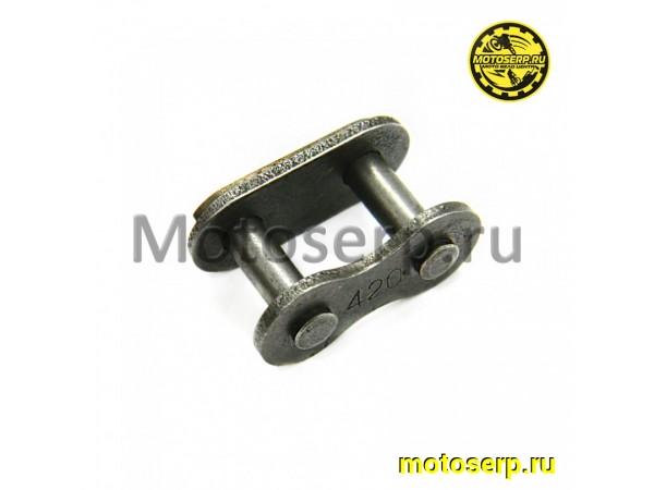 Купить  Замок цепи (420) Delta, Alpha, Альфа (шт) (ML 3033 (R1 (Дан (MD 00002070 (Vento 2304 (Vento 3728 купить с доставкой по Москве и России, цена, технические характеристики, комплектация фото  - motoserp.ru