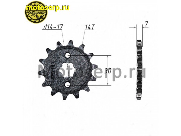Купить  Звезда ведущая (420-14) 139FMB-154FMH ALPHA Альфа Delta-50 и др. (шт) (ML 2743 (Дан (R1 (TATA 10221847 (MT 16105238 купить с доставкой по Москве и России, цена, технические характеристики, комплектация фото  - motoserp.ru