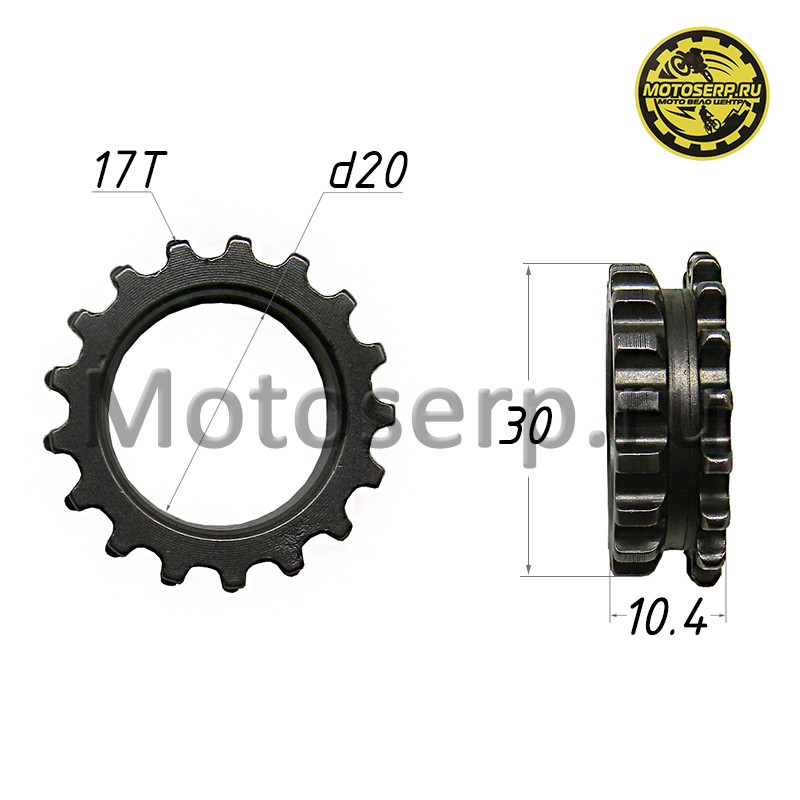 Купить  Шестерня (звездочка) ГРМ коленвала 152QMI, 157QMJ 150-125 cc. (шт) (MT P-2066 (R1 (ANKON 008886 купить с доставкой по Москве и России, цена, технические характеристики, комплектация фото  - motoserp.ru