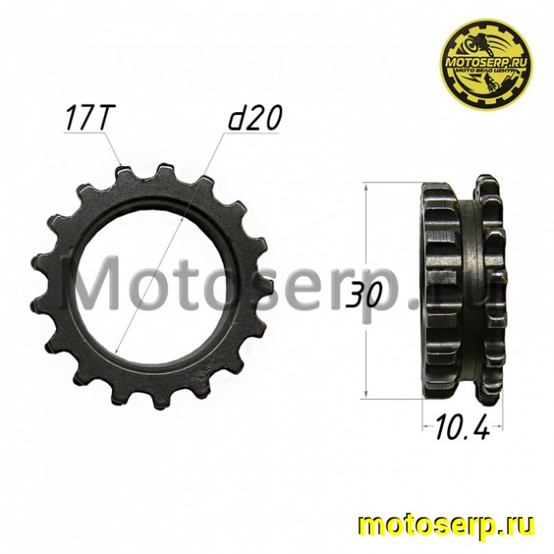 Купить  Шестерня (звездочка) ГРМ коленвала 152QMI, 157QMJ 150-125 cc. (шт) (MT P-2066 (R1 (ANKON 008886 купить с доставкой по Москве и России, цена, технические характеристики, комплектация фото  - motoserp.ru