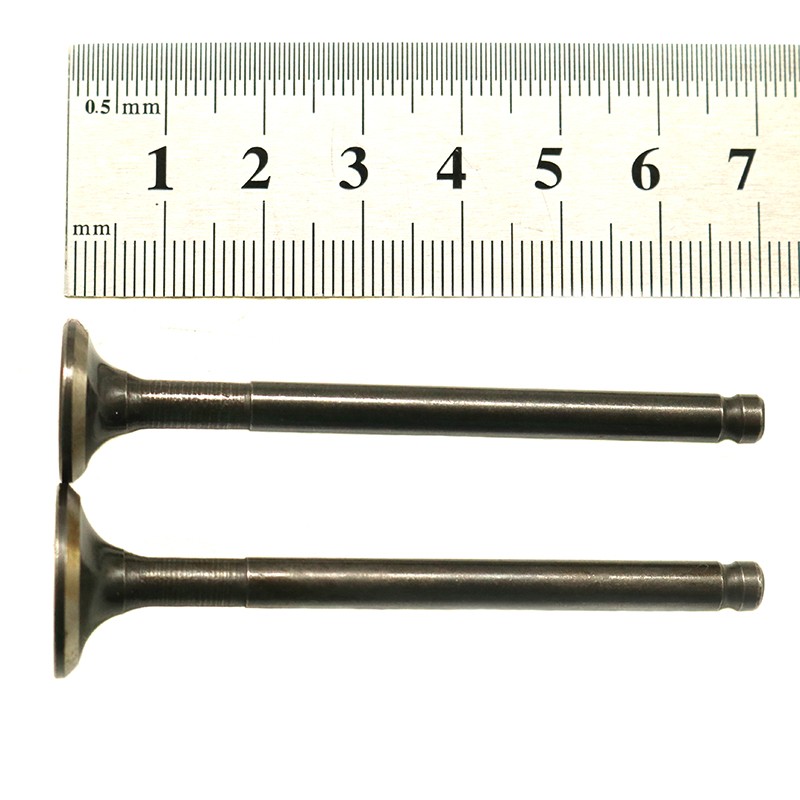 Купить  Клапан 139FMB, 152QMI (впуск/выпуск) (D-18mm, d-16mm, L-69mm, l-68mm, T-5mm, t-5mm)Delta, Alpha, Альфа Leo 125 и др (пар) (MM 91422 (R1 (Дан купить с доставкой по Москве и России, цена, технические характеристики, комплектация фото  - motoserp.ru