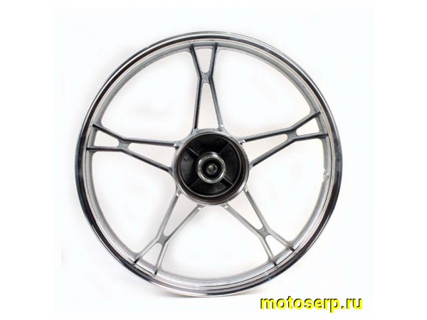 Купить  Колесо 17" переднее (диск колеса) литое Alpha, Альфа Delta YM Foal бараб тормоз (шт) (Дан купить с доставкой по Москве и России, цена, технические характеристики, комплектация фото  - motoserp.ru