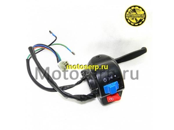 Купить  Переключатели руля (ПК) блок переключателя (5+2) Скутер с рычагоми стопом (5пров) (правый) с рычагом (шт) (0 купить с доставкой по Москве и России, цена, технические характеристики, комплектация фото  - motoserp.ru