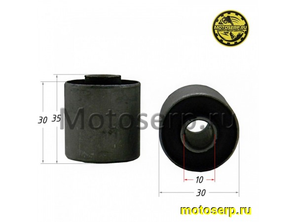 Купить  Сайлентблок (D-30mm, d-10mm, L-30/35mm)  оси двиг (перед)  (шт) (R1 (MT S-3515 (TATA 01000211 купить с доставкой по Москве и России, цена, технические характеристики, комплектация фото  - motoserp.ru