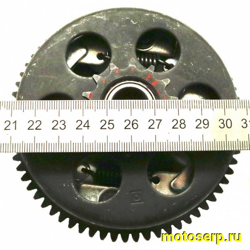 Купить  Сцепление центробежное в сб. 1P43QMB с корзиной  TB-50. Gelli, Актив, ВМ и др (щека 67зуб, барабан d-100mm 14зуб.) (шт) (MT V-244 (R1 купить с доставкой по Москве и России, цена, технические характеристики, комплектация фото  - motoserp.ru