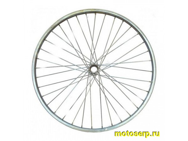 Купить  Колесо 24" одинарное заднее СТАЛЬ под отеч.втулку (без втулки) 1ск. Вело (шт) (Дан (R4 (VL 3062402-5 (Мир 02629 купить с доставкой по Москве и России, цена, технические характеристики, комплектация фото  - motoserp.ru