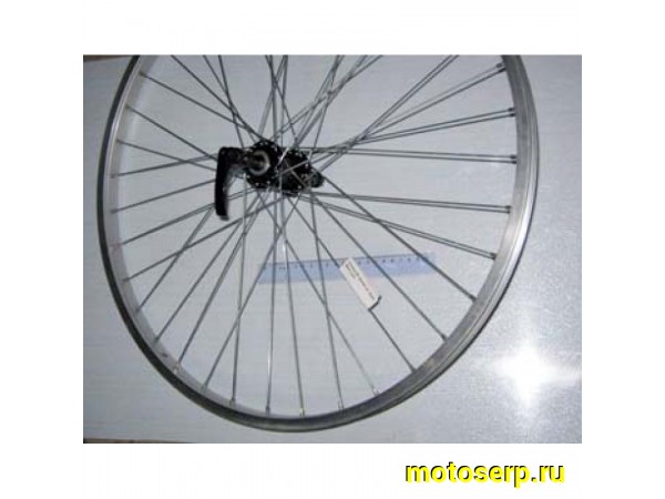 Купить  Колесо 26" одинарное заднее алюм. под трещотку, V-brake Вело (шт) (Дан (R4 купить с доставкой по Москве и России, цена, технические характеристики, комплектация фото  - motoserp.ru