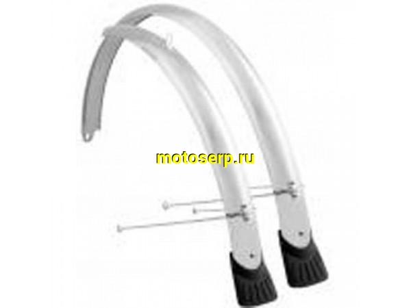 Купить  Крылья металлические 28" хром Вело (пар) (ML 3257 (Велом 610029  купить с доставкой по Москве и России, цена, технические характеристики, комплектация фото  - motoserp.ru