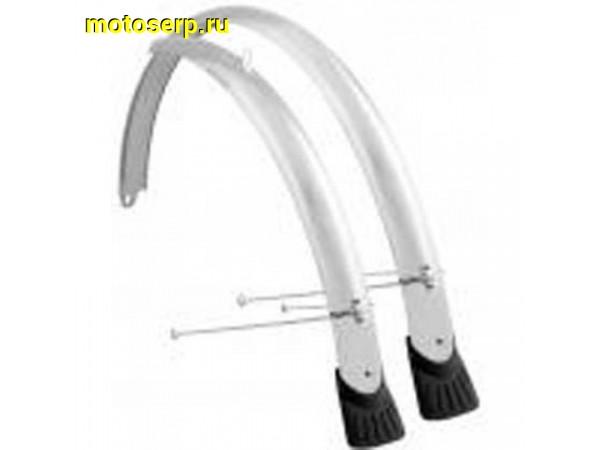 Купить  Крылья металлические 28" хром Вело (пар) (ML 3257 (Велом 610029  купить с доставкой по Москве и России, цена, технические характеристики, комплектация фото  - motoserp.ru