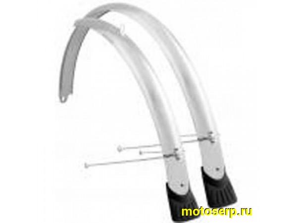 Купить  Крылья металлические 28" хром Вело (пар) (ML 3257 (Велом 610029  купить с доставкой по Москве и России, цена, технические характеристики, комплектация фото  - motoserp.ru