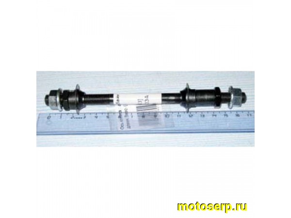 Купить  Ось колеса задняя байк на гайках под трещетку Вело (шт) (Бар VO 306 B (Дан (R4 (ML 2857 (MT D-1743 (Золотник 3052711-4 купить с доставкой по Москве и России, цена, технические характеристики, комплектация фото  - motoserp.ru